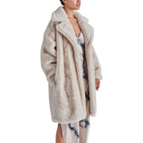Steve Madden - Emery Faux Fur Coat - Beige