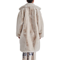 Steve Madden - Emery Faux Fur Coat - Beige