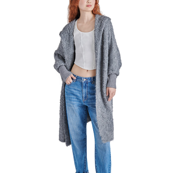 Steve Madden - Delsey Sweater Coat - Heather Grey