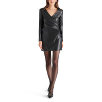 Steve Madden - Sandy Faux Leather Dress - Black