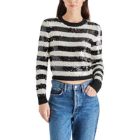 Steve Madden - Elina Sweater - Black and White