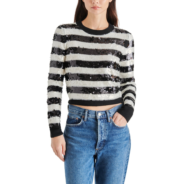 Steve Madden - Elina Sweater - Black and White