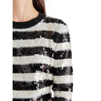 Steve Madden - Elina Sweater - Black and White