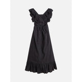 Scotch & Soda - Broderie Anglaise Maxi Dress - Meteorite