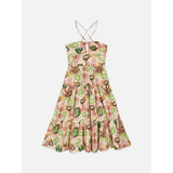 Scotch & Soda - Cotton Seersucker Keyhole Halter - Desert Floral Canyon Clay