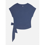 Scotch & Soda - Knotted Slash Neck T-Shirt - Oceana