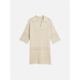 Scotch & Soda - Pointelle Stitch Knitted Short Dress - Fog