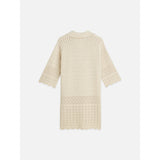 Scotch & Soda - Pointelle Stitch Knitted Short Dress - Fog