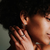 Rebekah Vinyard - Sunbeam Jacket Earrings - 14k Gold Filled