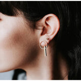 Rebekah Vinyard - Bar Jacket Earrings - 14k Gold Filled