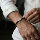 Steel & Barnett - Stones Bracelet Natural Ned - Dragon Blood