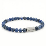Steel & Barnett - Stones Bracelet Natural Ned - Matte Sodalite