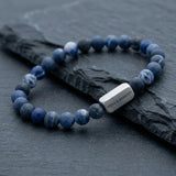 Steel & Barnett - Stones Bracelet Natural Ned - Matte Sodalite