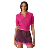 Steve Madden - Lark Sweater Top - Pink Violet