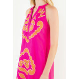 THML - Embroidered Dress - Magenta