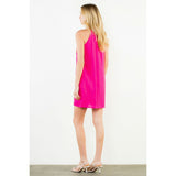 THML - Embroidered Dress - Magenta