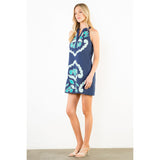THML - Embroidered Dress - Navy