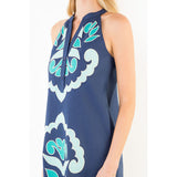 THML - Embroidered Dress - Navy