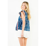 THML - Fish Short Sleeve Top - Blue