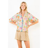 THML - Loose Printed Top - Pink