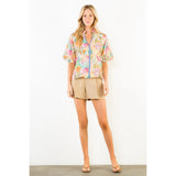 THML - Loose Printed Top - Pink