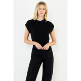 THML - Sleeveless Sweater Top - Black