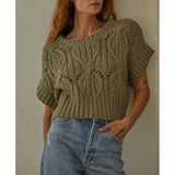 By Together - Cali Crochet Top - Olive