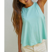 By Together - Harper Knit Tank - Light Grass Green
