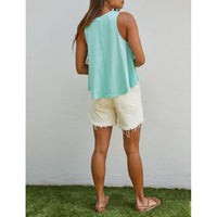 By Together - Harper Knit Tank - Light Grass Green