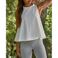 By Together - Harper Knit Tank - White