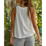 By Together - Harper Knit Tank - White