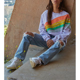 By Together - Counting Rainbows Sweatshirt - Lavender