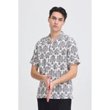 Casual Friday - CFLindahl AOP Resort Shirt - Jet Stream