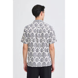 Casual Friday - CFLindahl AOP Resort Shirt - Jet Stream