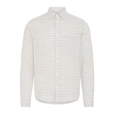 Casual Friday - Hansson Dobby Checked Shirt - Glacier Grey Melange
