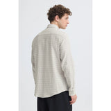 Casual Friday - Hansson Dobby Checked Shirt - Glacier Grey Melange