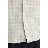 Casual Friday - Hansson Dobby Checked Shirt - Glacier Grey Melange