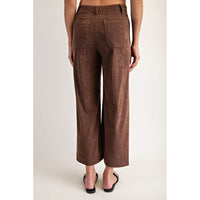 ee:some - Corduroy Patch Pocket Pants - Mocha Mousse