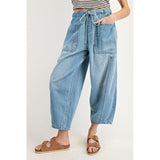 Miou Muse - Barrel Pant - Denim