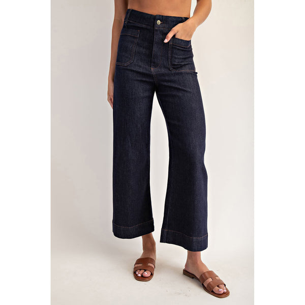 ee:some - Soft Washed Straight Leg Jeans - Denim