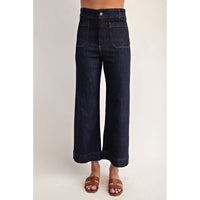 ee:some - Soft Washed Straight Leg Jeans - Denim