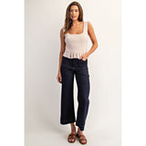 ee:some - Soft Washed Straight Leg Jeans - Denim