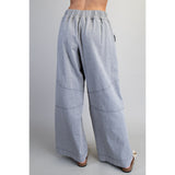 ee:some - Wide Leg Pant - Heather Grey