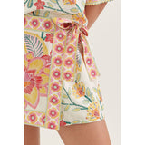 Entro - Printed Skort - Pink