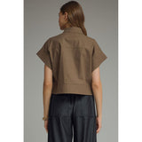 Entro - Boxy Top - Brown