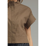 Entro - Boxy Top - Brown