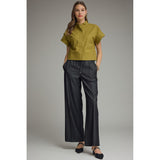 Entro - Boxy Top - Martini Olive