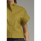 Entro - Boxy Top - Martini Olive