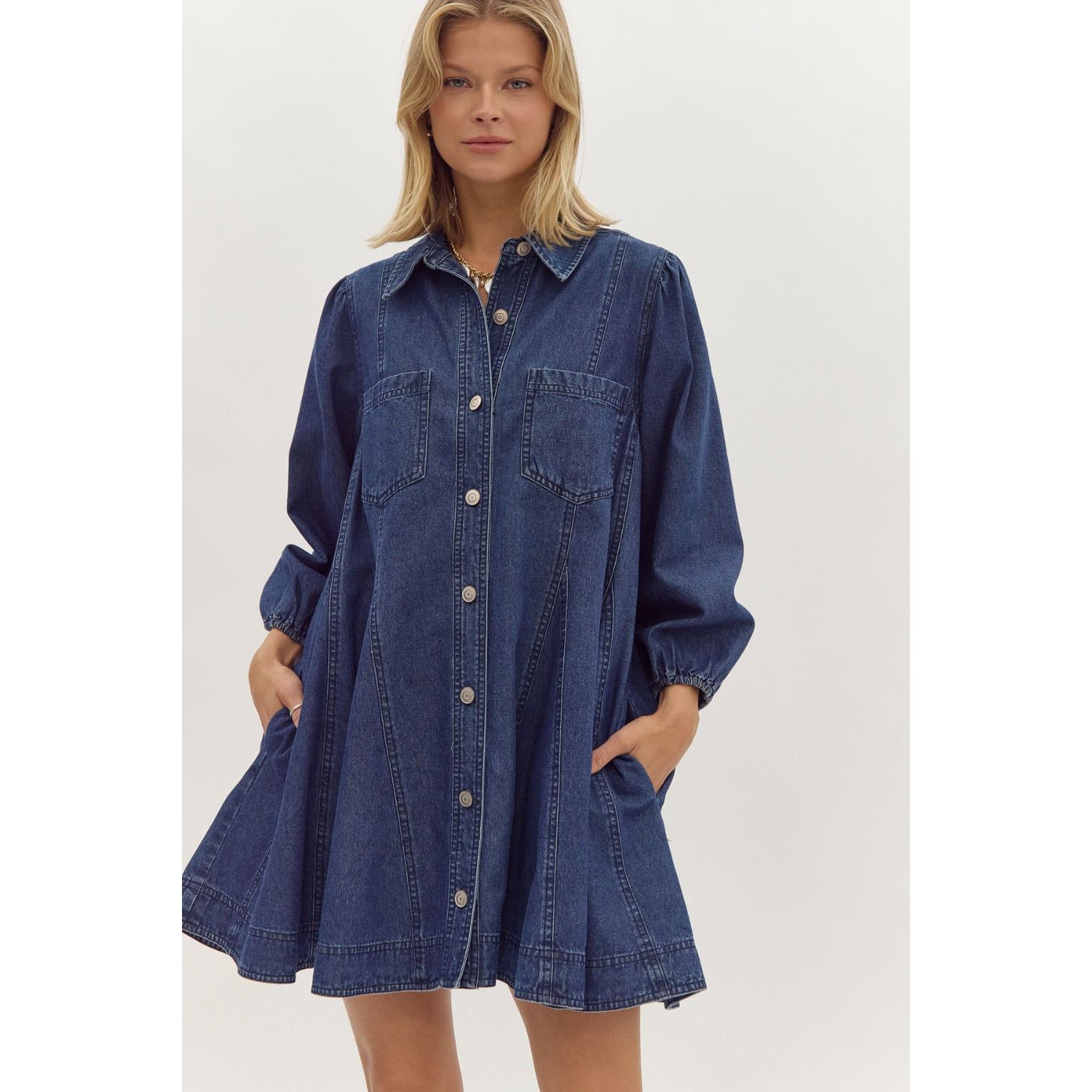 にゃおDenim Docking Dress Docking Denim Dress LLA0212 – AuroraBoutique