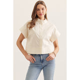Entro - Boxy Top - Linen